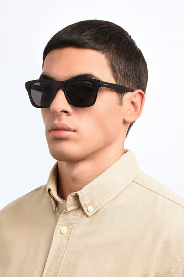 Men Carrera Sunglasses: Carrera 266/S - Black - SpecSMART Eye Clinic (Diagonal Face View)